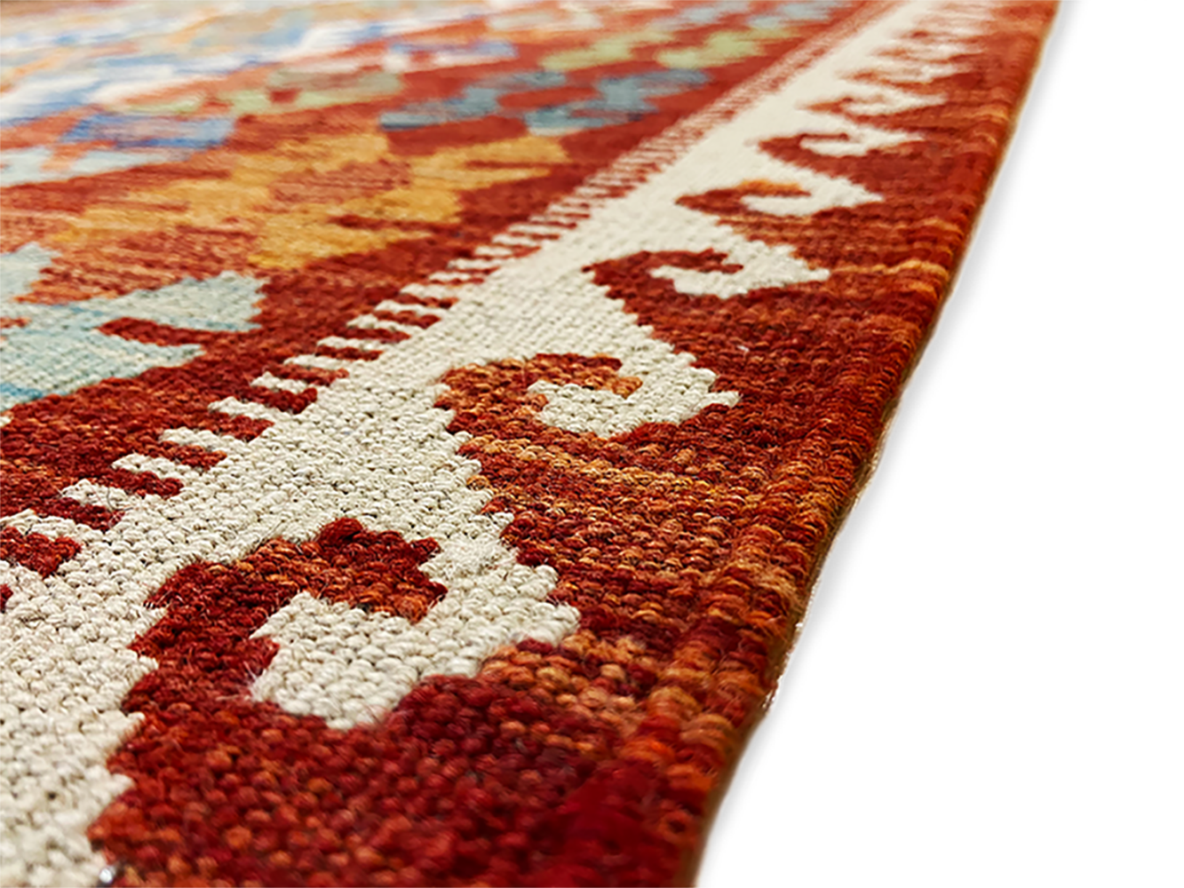 One-of-a-Kind Lycette Southwestern Handmade Kilim 4' 11" X 6' 6"